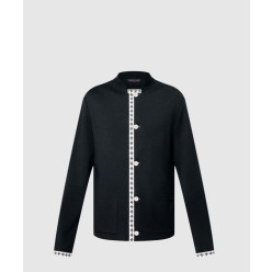 프레피 니티드 울 블레이저