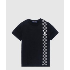 레이싱 플레드 니트 반팔