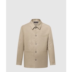 모노그램 엠브로이더드 시크 오버셔츠