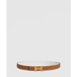 Mini Constance Guillochee 벨트 버클 리버서블 가죽 스트랩