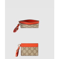 GG 엠블럼 스트랩 카드 케이스 819121