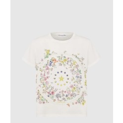 별자리 꽃무늬 티셔츠