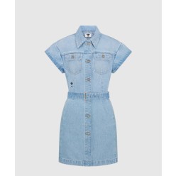 Dioriviera 쇼트 벨트 셔츠 드레스