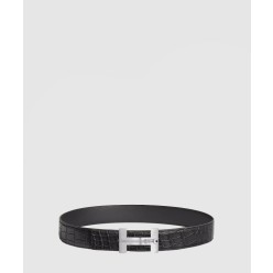 S Quizz Fer me Tout 벨트 버클 가죽 스트랩