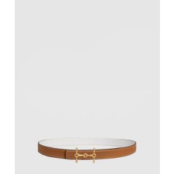 H Equestre 벨트 버클 리버서블 가죽 스트랩