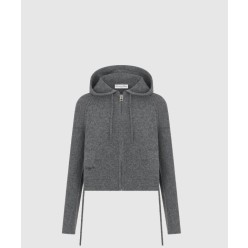 후드 지퍼 가디건