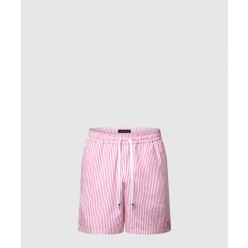 모노그램 스트라이프드 캐주얼 쇼츠