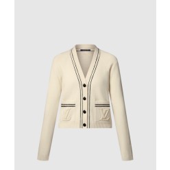 스트라이프 액센트 가디건