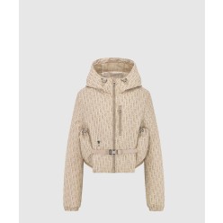 크롭 후드 재킷