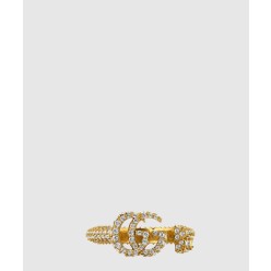 크리스탈이 박힌 더블 G 키링 645625