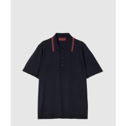 웹 울 니트 폴로 셔츠