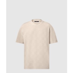 다미에 프렌치 테리 티셔츠