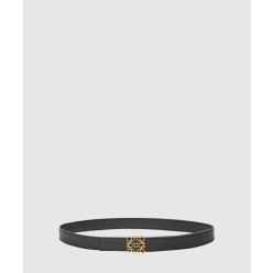 소프트 알갱이 소가죽 양면 아나그램 벨트