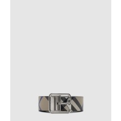 리버시블 체크 B 버클 벨트 80920451