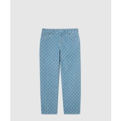 GG 데님 자카드 팬츠