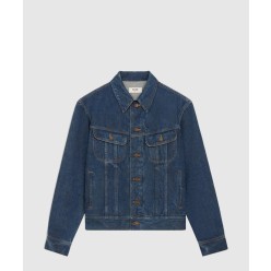 트러커 재킷 로열 인디고 워시 데님
