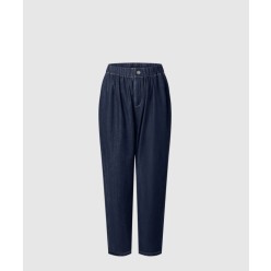 데님 당근 팬츠