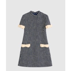 부클 쇼트 원피