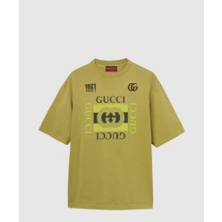 프린트 코튼 저지 티셔츠