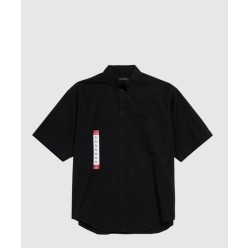 워크웨어 쇼트 슬리브 라지 핏 셔츠