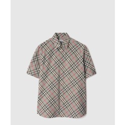 레귤러핏 체크 코튼 셔츠