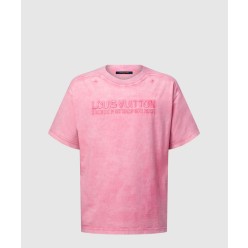 워시드 리브드 티셔츠