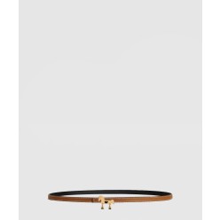 토르네이드 버클 양면 가죽 벨트