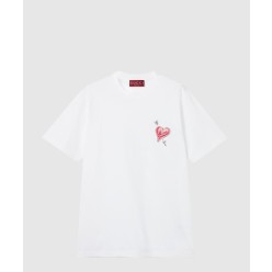 패치 코튼 저지 티셔츠