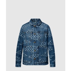 모노그램 데님 워크웨어 블루종