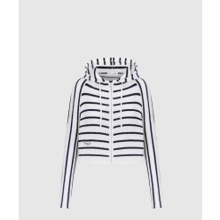 후드 지퍼 가디건