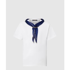 스카프 레터링 티셔츠