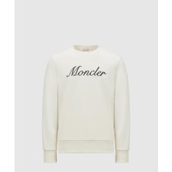 자수 로고 코튼 스웨트셔츠