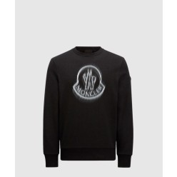 블러 로고 스웨트셔츠