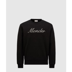 자수 로고 코튼 스웨트셔츠