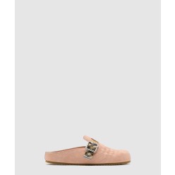 체크 스웨이드 어친 클로그 811339