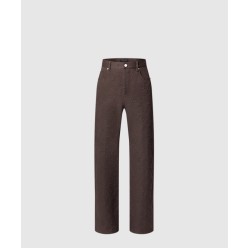 모노그램 엠보스드 스케이트 팬츠