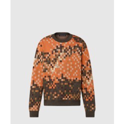 자카드 코튼 풀오버