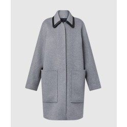 리무버블 칼라 더블 페이스 코트