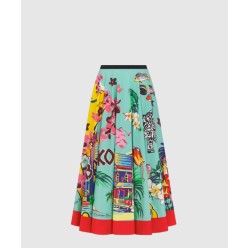 Souvenir 플레어 미디 스커트