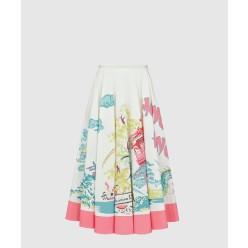 Souvenir 플레어 미디 스커트