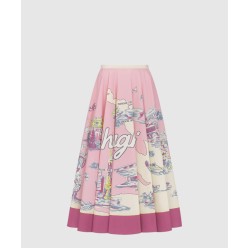 Souvenir 플레어 미디 스커트