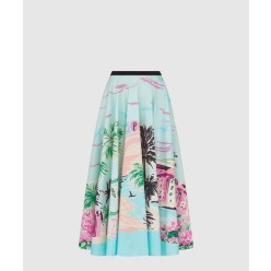 Souvenir 플레어 미디 스커트