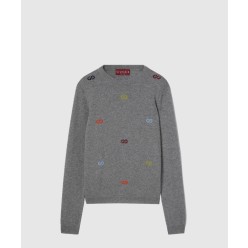 인타르시아 파인 캐시미어 스웨터