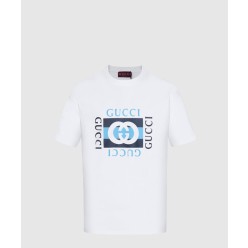 프린트 코튼 저지 티셔츠