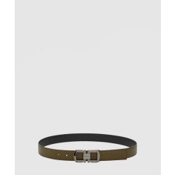 리버시블 버클 레더 벨트 670420