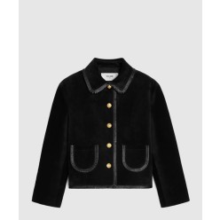 스트레이트 블루종 재킷