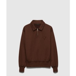 코튼 플리스 폴로 셔츠