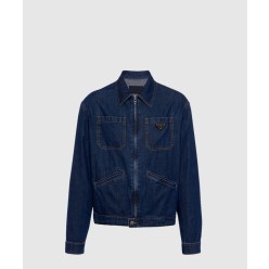 라이트 데님 지퍼 재킷