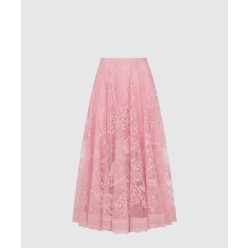 Dioriviera 플레어 미디 스커트