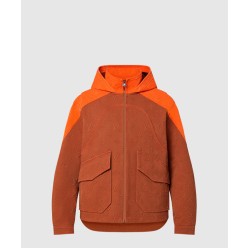 모노그램 데님 후드 재